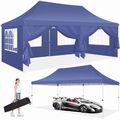 Pavillon 3x3m 3x6m Faltpavillon Partyzelt Pavillion Pop-Up Wasserdicht UV-Schutz