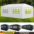 Pavillon Garten Partyzelt Party Camping Fest Zelt mit Seitenteile 3/4/6/9/12m