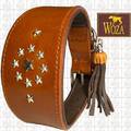 WOZA Premium Windhundhalsband Vollleder Greyhound Rindnappa Lederhalsband GC2071