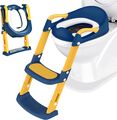 Toilettensitz Baby Trainer mit Treppe WC Lerntöpfchen Toilettensitz Blau B219