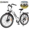 Eskute 28/26 Zoll Elektrofahrrad eBike mit Bafang Motor 36V 20AH Akku 7 Gänge DE