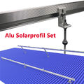 Aluprofil Solar Befestigungsschiene Flachdach Trapezblech Ziegeldach Halterung