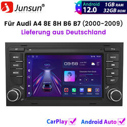 7" Autoradio Android13.0 Für Audi A4 8E 8H B6 B7 2000-2009 GPS Navi DAB+ Carplay