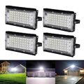 2/4er LED Fluter Außen Strahler Flutlicht Scheinwerfer Garten Lampe Baustrahler