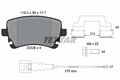 Bremsbelagsatz Scheibenbremse Q+ TEXTAR 2332602 für VW T5 MULTIVAN TRANSPORTER