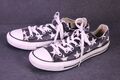 Converse All Star Classic OX Unisex Chucks Sneaker Gr. 39 grau weiß Sterne BC15