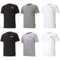 PUMA Herren T-Shirt - ESS Small Logo Tee, Rundhals, Kurzarm, uni