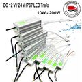 DC 12V 24V LED Trafo Transformator Netzteil Wasserdicht IP67  LED Strip 10-200W