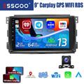 2+64G Carplay Android13 GPS Nav Autoradio RDS KAM Für Smart Fortwo 451 2005-2010