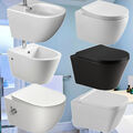 Hänge WC Spülrandlos spülrandloses Wand WC Toilette softclose WC-Sitz abnehmbar