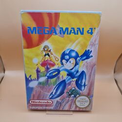 Nintendo NES Mega Man 4 PAL NOE CIB OVP Complete FRG-1