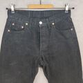 Levi's 501 Jeans Herren Hose Gr. W31 L30 Schwarz 1965 Gerade Bein Baumwolle Vtg