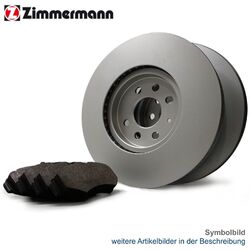 ZIMMERMANN Bremsscheiben Set + Beläge für VW LUPO 1 6X1 6E1 POLO 3 CLASSIC 6V2 2