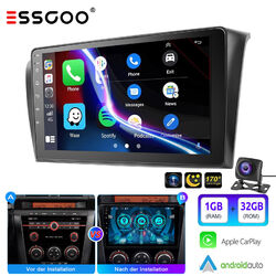 KAM+ 9'' Android 13 Autoradio CarPlay 1+32GB GPS Navi WiFi für Mazda 3 203-2009