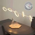 ZMH Hänge Lampe LED Pendel Leuchte dimmbar modern Wohn Ess Zimmer Beleuchtung