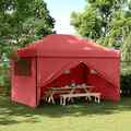 Faltzelt | Pavillon | Pop-Up Gartenzelt | Partyzelt | Marktzelt | Zelt | 4,5x3 m