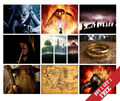 A3/A4 HERR DER RINGE Posteroptionen JRR Talkien ZUHAUSE WANDDEKOR LOTR Druck