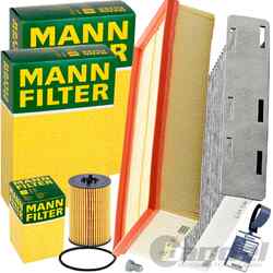 MANN FILTER INSPEKTIONSPAKET passend für AUDI Q3 8U SKODA YETI 5L VW CADDY 4