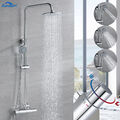 Duschset Thermostat Duschsystem Duscharmatur Regendusche Handbrause Kopfbrause