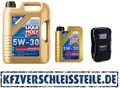 LIQUI MOLY 5W30 Motorölset 6L+Tasche VW 504.00/507.00/ BMW LL04/ MB 229.51/C30