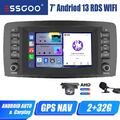 32G Autoradio Android 13 GPS KAM Carplay Für Mercedes Benz R-Klasse W251 2006-12