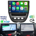 DAB+ Android 13 Autoradio GPS CarPlay DSP Für Toyota Aygo Citroen C1 Peugeot 107