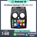 Für Nissan Qashqai J10 2006-2013 Android 13 GPS Navi Autoradio BT DAB+ 2+64G