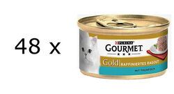 (EUR 9,06/kg) Purina Gourmet Gold Raffiniertes Ragout mit Thunfisch 48x 85g