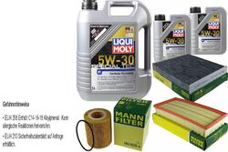 INSPEKTIONSKIT FILTER LIQUI MOLY ÖL 7L 5W-30 für Land Rover Range LW 3.0 D 4x4