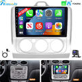Android 13 Autoradio GPS Navi Carplay WiFi für Ford Focus MK2 MK II 2004-11 Kam