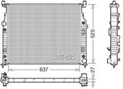 DENSO DRM17056 Kühler Wasserkühler Motorkühler