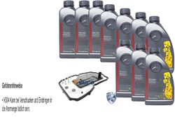 10 L ATF Getriebeöl MB 236.14 VAICO Getriebeölfilter für Mercedes-Benz C-Klasse