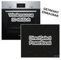 Herdset Bosch Backofen EcoClean mit Induktionskochfeld PowerBoost autark, 60 cm