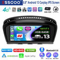 8,8" IPS Android 13 Autoradio GPS Navi DAB+ WIFI für BMW E90 E91 5er E60 E61 CCC