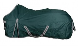 Weidedecke Regendecke Outdoordecke Nylonfutter 600D BASICLINE RL24 grün 85-165cm