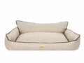 Hundebett JOKER Bett Sofa Schlafplatz Kissen Hundekorb XXL BEIGE Ökoleinen