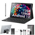 8-Core Android 13 Tablet 10.1" 4G LTE Dual SIM 12+128GB 8000mah WiFi Widevine L1