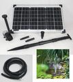 20 W Solar Solarpumpe + Schlauch Teichpumpe Gartenteichpumpe Teich Pumpe Garten