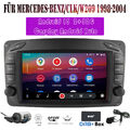 DAB+ DVR Für Mercedes Benz C Klasse W209 C209 W639 Android 13 Autoradio Carplay