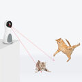 Katzenlaserspielzeug Automatisch rotierender Laserpointer USB/Batterieladebetrie