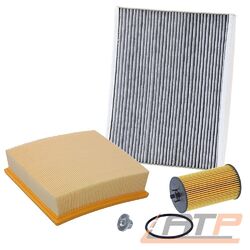 INSPEKTIONS-KIT INSPEKTIONSPAKET FILTERSATZ "A"  FÜR OPEL CORSA D 1.0-1.4### 3 x FILTER + ÖLABLASSSCHRAUBE / KOMPLETTSATZ ###