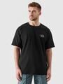 4F Oversized T-Shirt mit Print für Herren - schwarz 4FRSS24TTSHM2535-20S