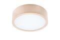 Deckenleuchte Deckenlampe LED rund Ø 27 cm Holz Glas blendarm B-Ware