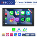 2 DIN 7" Carplay Android 13 2+32G Autoradio GPS Navigation Wifi FM RDS BT 2 DIN