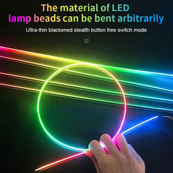 Auto Symphony RGB LED Innenraumbeleuchtung mit Ambientebeleuchtung App Control。