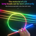 Auto Symphony RGB LED Innenraumbeleuchtung mit Ambientebeleuchtung App Control。