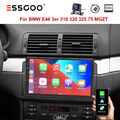 Android 13 Autoradio Apple Carplay 1+32G für BMW 3er E46 318 M3 Rover 75 GPS Kam