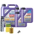 Motoröl 5W40 LIQUI MOLY High Tech 8L+MANN Ölfilter+Cera Tec+Ölablassschraube