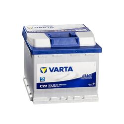 Autobatterie VARTA Blue Dynamic C22 12V 52Ah 470A/EN ersetzt 44 45 50 54 55 60Ah