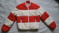 TOMMY JEANS HILFIGER KURZ DAMEN JACKE WEISS ROT*GR: M